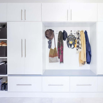 Classic White Mudroom