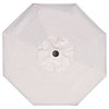 Catalina 11' Push Button Tilt Umbrella, Natural, Sunbrella Fabric