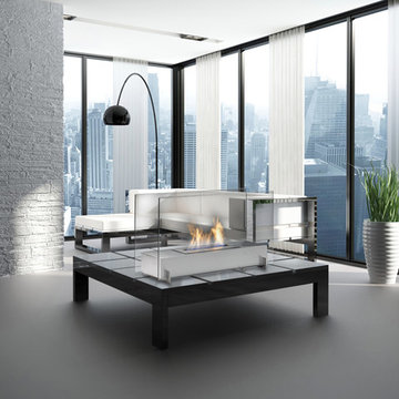 Vision 1 Ethanol Fireplace by Eco Feu