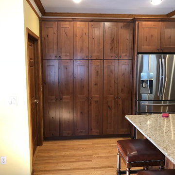 Kitchen Update Done in a Knotty Alder Mission Style Door