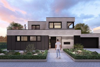 Modernes Einfamilienhaus im Neubaugebiet