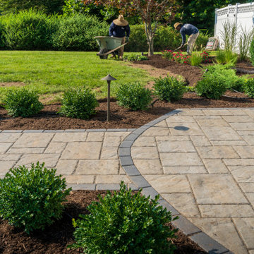 Front Yard Landscaping Design, Walkway and Lighting