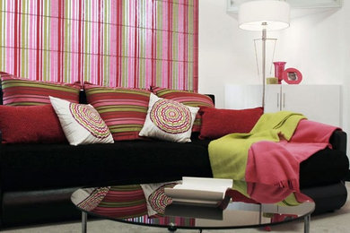 Living room - mid-sized contemporary living room idea in Other