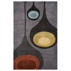 New Wave Contemporary Hand Tufted Rug (8 ft. x 5 ft. 3 in.)