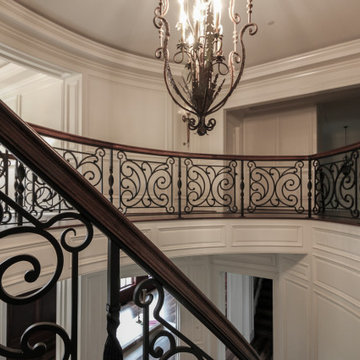 Project #74 | Circular Staircase with Hand-Forged Metal Panels