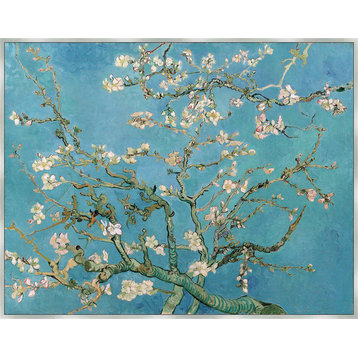 Almond Blossom' By Vincent Van Gogh Framed Fine Art, 36.25x28.25"