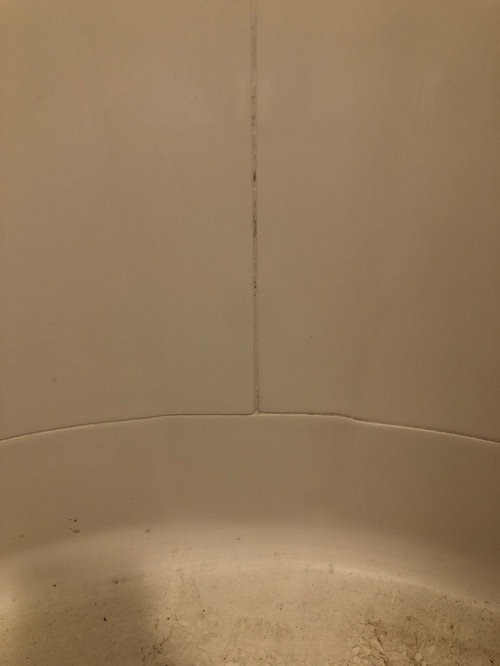 Caulking in Fiberglass Shower Stall
