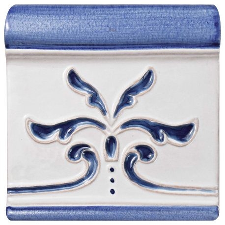 Novecento Friso Evoli Cobalto Ceramic Wall Trim
