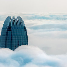 buildings in the sky