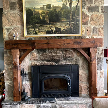Full Fireplace Mantel with legs