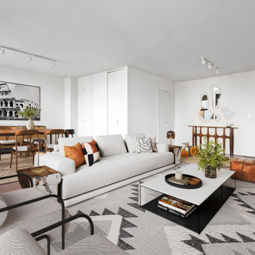 Virtual Staging Examples - Industrial Style