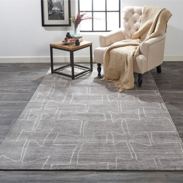 Lennox Area Rug in Beige & Ivory