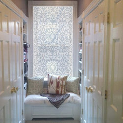 Delia Shades'  "Tulip Arabesque" - Roller Shades