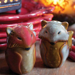 Fox Salt & Pepper Shakers - Specialty Serveware