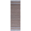 Safavieh Vintage Leather Collection NF874N Rug, Natural/Navy, 2'6" X 8'