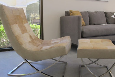 Inspiration for a contemporary living room remodel in Other