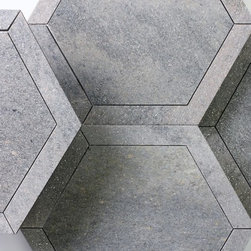 9" Hexagon with Frame - Wall And Floor Tile
