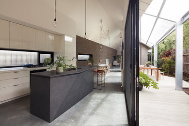 This is an example of an industrial kitchen in Melbourne.