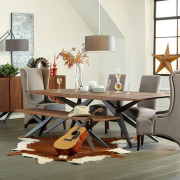 Industrial Loft Dining Room Design