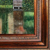 Klimt "Water Castle" Oil Painting, Mediterranean Bronze Frame 20"x24"