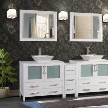 VA3136-84-W Vanity (White)