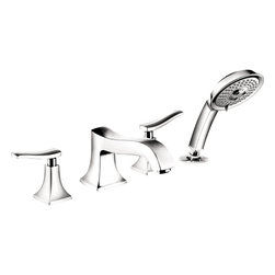 Metris C 4-Hole Roman Tub Set Trim - Tub And Shower Faucet Sets