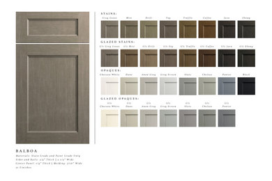 Popular Door Style and Stain- Glaze Colors