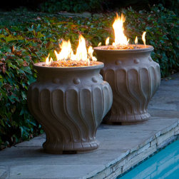 Etruscan Gas Fire Urn - Fire Pits