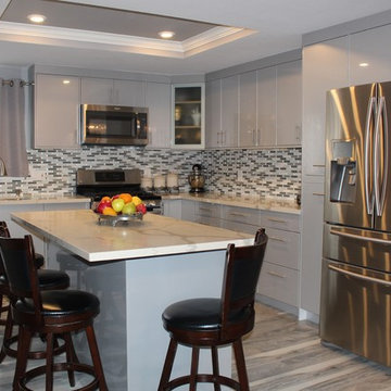 Modern Grey Kitchen at Citrus Heights