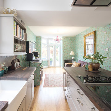Painted Hickory Shaker Kitchen