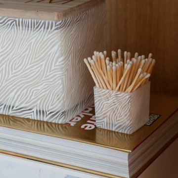 jumbo candle with fancy matches