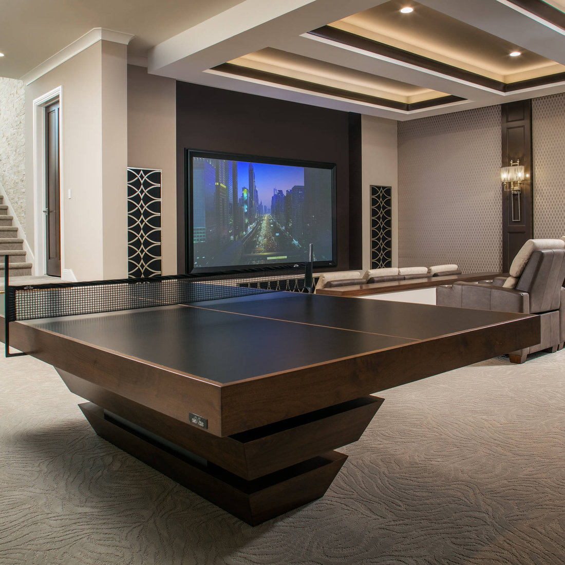 Upscale TransitionalTiered seating
