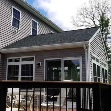Rochester, MA Sunroom and Deck Addition