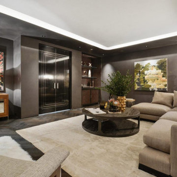Color Atelier Lime Paint on the walls and ceiling