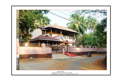 Residential bungalow for Mr. Govindan Kutty in Thrissur District