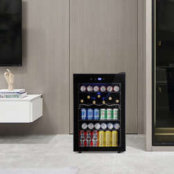 36 Bottles or 120 Cans Beverage Refrigerator Mini Wine Cooler - Refrigerators