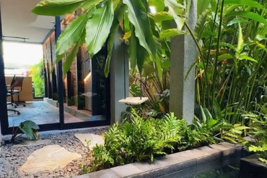 Villa backyard