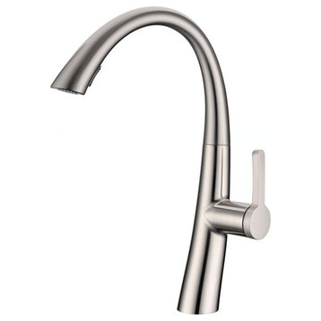 Pull Out Kitchen Faucet, Brush Nickel Finish