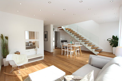 Example of a trendy living room design in Other