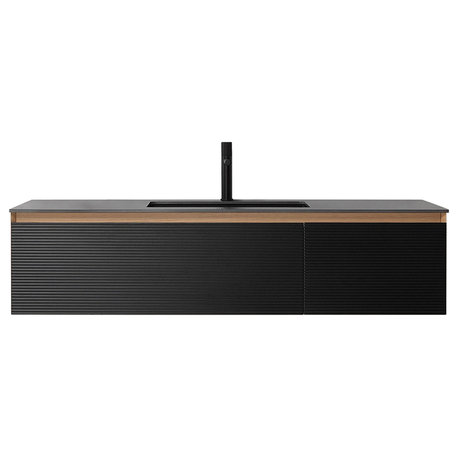 OSLO Wall Mount Modern Bathroom Vanity, 60"