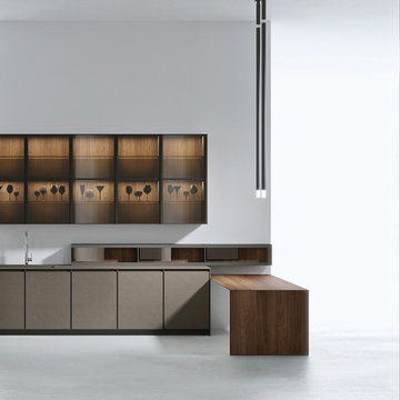 Wood Veneer Kitchen Cabinet Collection By Darash
