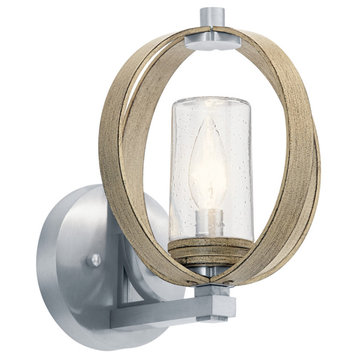 Grand Bank 10" Outdoor Light in Distressed Antique Gray