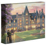 Thomas Kinkade - Elegant Evening at Biltmore Gallery Wrapped Canvas, 8"x10" - Featuring Thomas Kinkade's best-loved images, our Gallery Wraps are perfect for any space. Each wrap is crafted with our premium canvas reproduction techniques and hand wrapped around a deep, hardwood stretcher bar. Hung as an ensemble or by itself, this frame-less presentation gives you a versatile way to display art in your home.