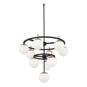 George Kovacs Alluria 3 Light Semi Flush Weathered Black With Autumn Gold Contemporary Mount Ceiling Lighting By Better Living George Kovacs Alluria 3 Light Semi