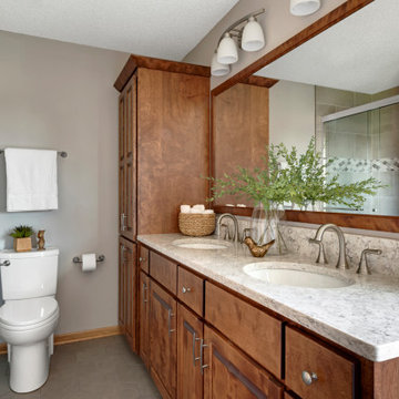 Mocha Mornings Bathroom Remodel | Savage, MN | White Birch Design