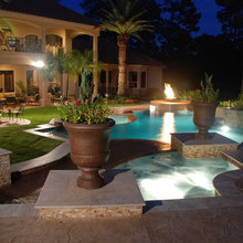 pool with lanai