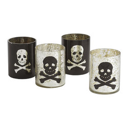 Crossbones Votive Holders - Holiday Decorations