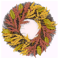 Rustic Wreaths And Garlands by Silk Flower Depot