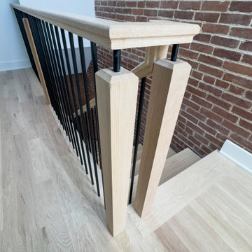 Project #145 | Modern Staircase Renovation in Victorian Townhouse