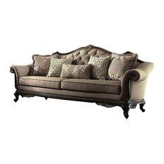 Chenille Sofas Houzz Homelegancela Inc Homelegance Bonaventure Park Sofa In Brown Chenille Sofas